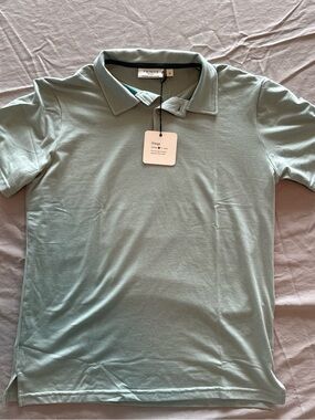 Fringe Studio Men's Light Sage Polo
